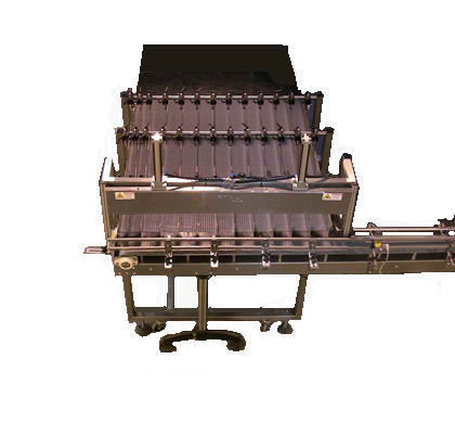 Bottle Debagger or Laning Conveyor from Liquid Packaging Solutions